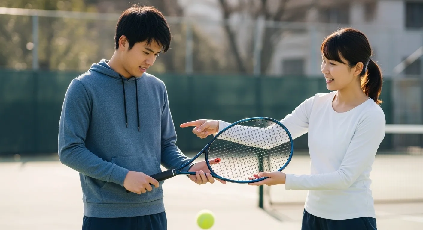 テニスの初心者が空振りしないコツとは?簡単改善法